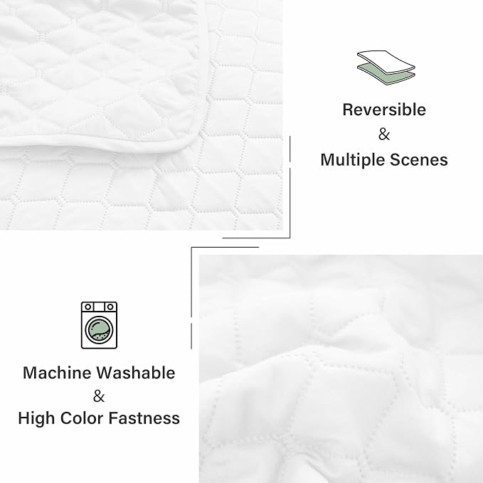 Exclusivo Mezcla Reversible King Size Quilt Bedding Set, Soft Microfiber - Image 5