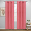 Easy-Going Thermal Grommet Blackout Curtains, 2 Panels 46x84 in, Noise Reduction by Easy-Going