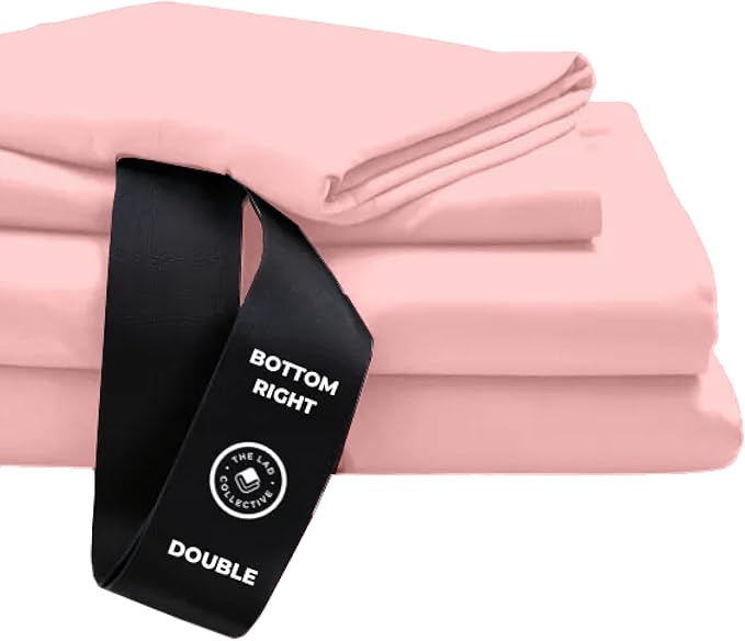 THE LAD COLLECTIVE 3.0 Twin XL Bedding Set - Twin XL Bedding Sets - 4-Piece Bedset w/Fitted Sheet, Top Sheet & 2 Standard Pillowcases [Duvet Not Included] - Bamboo-Cotton - Acadia