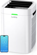 LUNINO Air Purifiers for Home Bedroom Dorm Room Apartment, Double-sided HEPA Air Purifier with Washable Pre-filter, Smart WiFi, PM 2.5 Air Quality Monitor, Fan Mode, for Pets Hair, Dust, Smoke