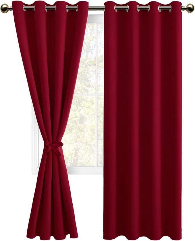 DWCN Blackout Curtains with Tiebacks - Image 7