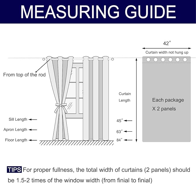 DWCN Blackout Curtains for Bedroom - Image 2