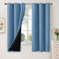 YoungsTex 100% Blackout Curtains 63 Inch Length by YoungsTex