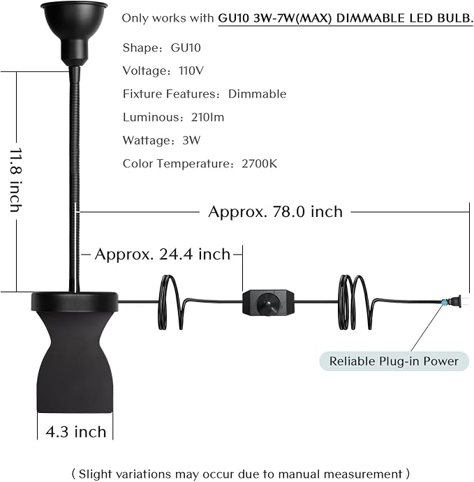 Patented Innovative Design Headboard Reading Light. No Drilling Golden Book - Image 7