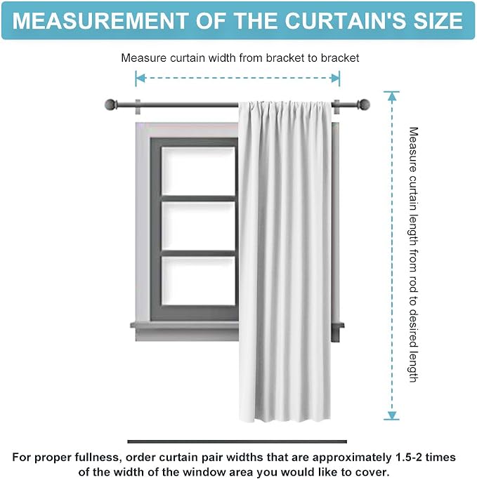 RYB HOME Black Blackout Curtains - Image 8
