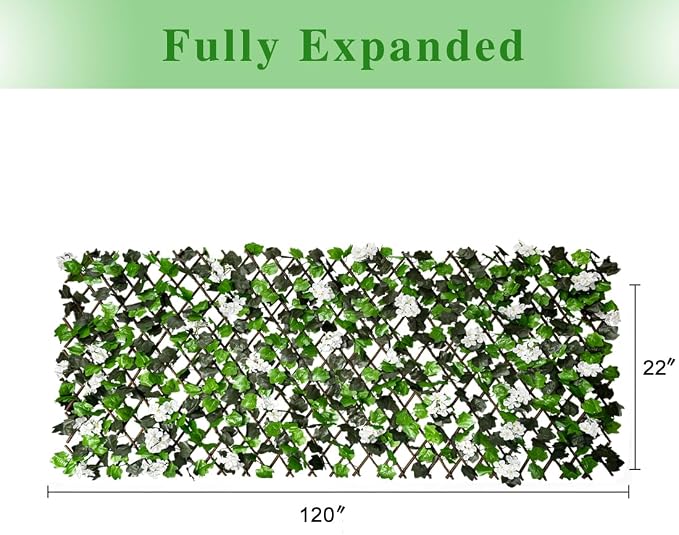 Expandable Faux Ivy Fence Privacy Screen - Image 5