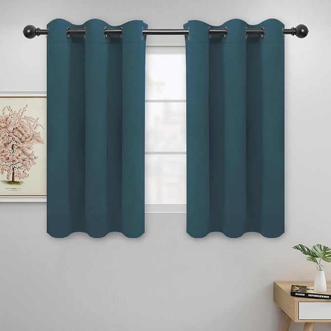 Easy-Going Blackout Curtains for Bedroom, Solid Thermal Insulated Grommet and by Easy-Going