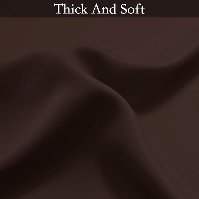 SimpleHome Ombre Brown to Grey White Curtains - Image 8