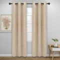 Easy-Going Thermal Grommet Blackout Curtains, 2 Panels 34x84 in, Noise Reduction by Easy-Going
