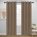 Easy-Going Thermal Grommet Blackout Curtains, 2 Panels 52x84 in, Camel | by Easy-Going