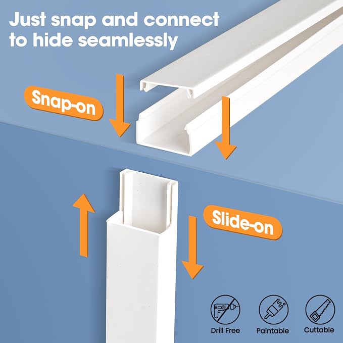 1260in Cord Hider Kit, Cord Covers - Image 5