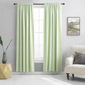 90 inch Length Room Darkening Curtain Panels by DONREN