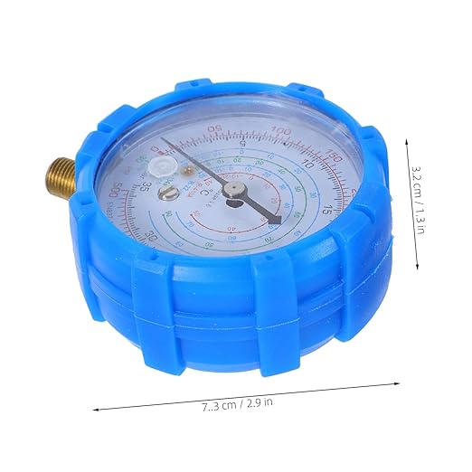 AKOOSY Automotive Manifold Gauge Set High Pressure Gauge with Hoses for Car Air Conditioner Maintenance Cooling Pressure Monitor HVAC Tool for Efficient Repairs