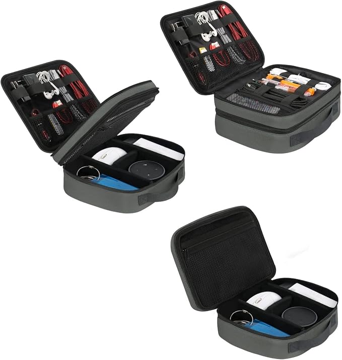 MATEIN Cord Organizer Bag, Travel Universal Cable Organizer Case, Medium - Image 3