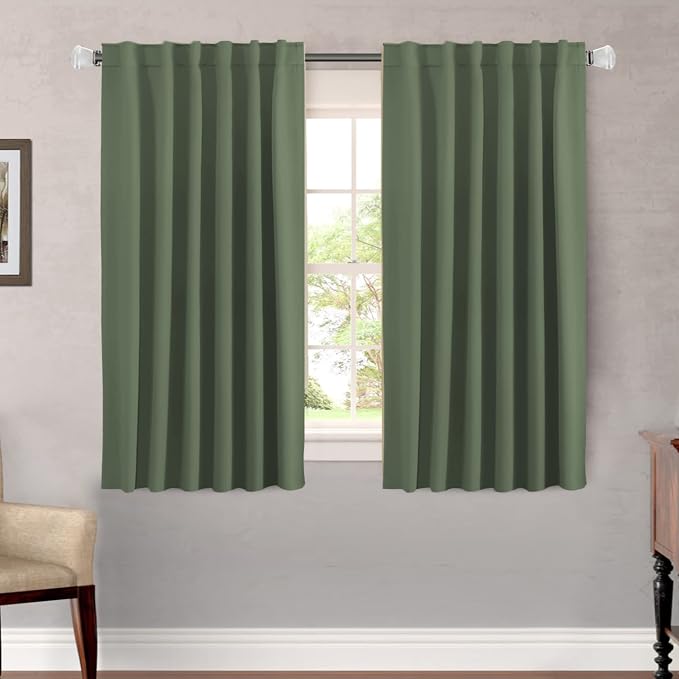 H.VERSAILTEX Blackout Curtains Thermal Insulated Window Treatment Panels Room by HVERSAILTEX