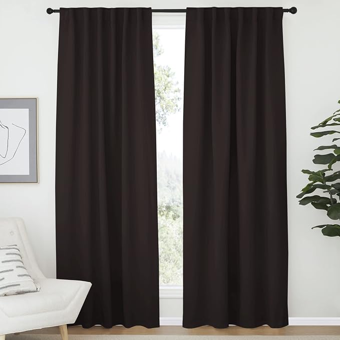 NICETOWN Insulated Curtains Room Darkening Drapery Panels by NICETOWN