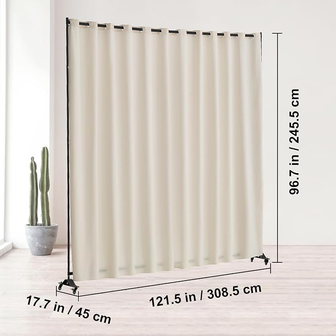 VEVOR Room Divider, Portable Panel Room Divider - Image 7