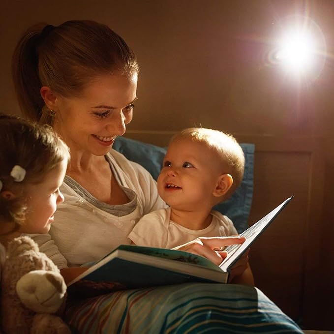 Sun-Rising Rong&LAN Clip lamp, 360° Rotation Clip on Lamp Portable Book Reading - Image 2