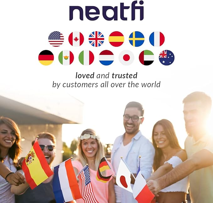 Neatfi XL 2,500 Lumens LED Task Lamp, 22 Inches Wide, 30W, 162 Pcs SMD LED, Eye-Caring, Desk Light with Clamp for Home, Office, and Study Room (Non-CCT, Silver)