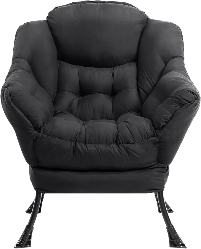 HollyHOME Lazy Chair with Foldable Ottoman, Accent Comfy Lounge Armchair and - Image 9