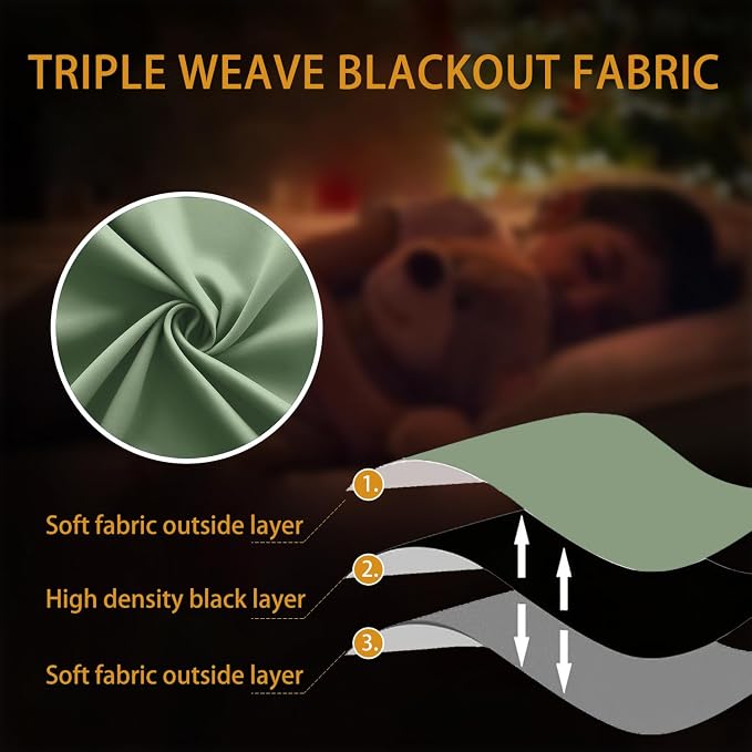 KOUFALL 96 Inch Long Curtains 1 Panel - Image 5