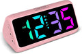 Loud Alarm Clock for Heavy Sleepers, RGB Alarm Clocks for Bedrooms Seniors Kids by Netzu