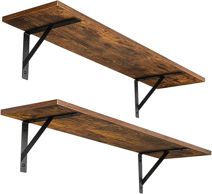 Wall Shelves, 23.6" Long Floating Shelves by DINZILVJ