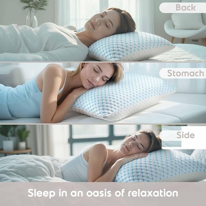 Nestl Cooling Memory Foam Pillow - Image 7