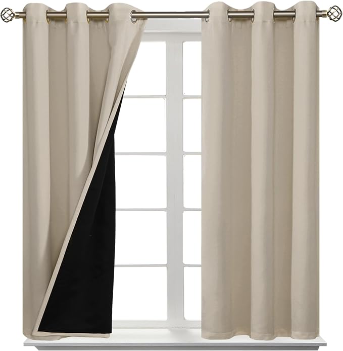 BGment Short 100% Blackout Curtains - Image 8