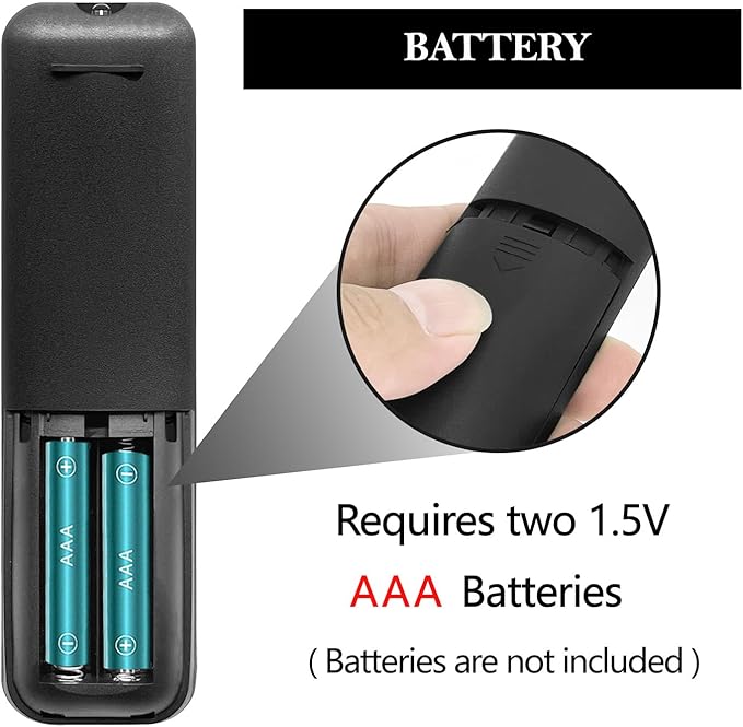 HODSEUKIN Replacement Remote for Mini Projector,Compatible with ELEPHAS BL128 Portable Projector.