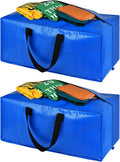 Heavy Duty Blue Moving Bags by HAPPY+CHEERS