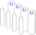 Fosmon 4 Pack WaveLink 51018HOM Add-On Door Contact Sensor Unit (No Receiver) - White