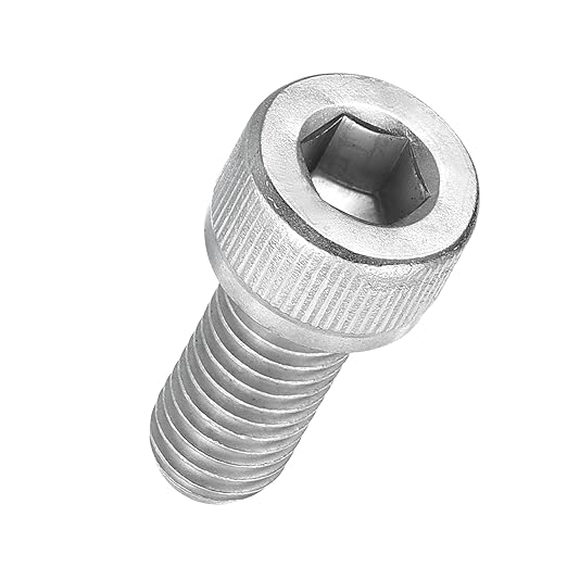 Kozelo 10pcs Socket Head Cap Screws - [M8-1.25 x 20mm] 304 Stainless Steel Allen Socket Drive for Electrical Motor 3D Printing Fan Engine Replacement Use, Silver