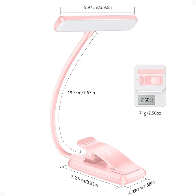 Gritin 19 LED Rechargeable Book Light - Image 8