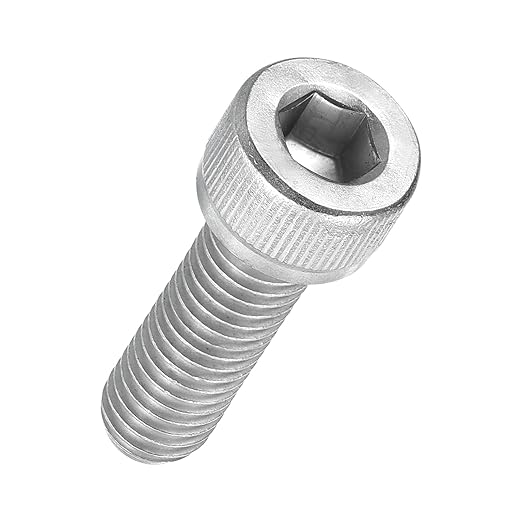 Kozelo 30pcs Socket Head Cap Screws - [M8-1.25 x 25mm] 304 Stainless Steel Allen Socket Drive for Electrical Motor 3D Printing Fan Engine Replacement Use, Silver