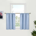 BGment Light Blue Blackout Curtains 36 Inch Length by BGment