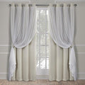TOWN & COUNTRY LUXE Talia Double Layer Indoor Curtains, Sheer and Room by TOWN+%26+COUNTRY+LUXE
