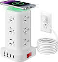 Extension Cord with Multiple Outlets, SMALLRT Power Strip Tower, Outlet by SMALLRT