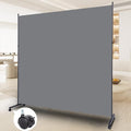 Room Divider 71'' Wide Partition Room Dividers, 1 Panel Wall Divider w/Wheel | by HOMSCREENER