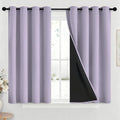 Yakamok Lilac Blackout Curtains 45 inches Long by Yakamok