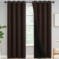 Yakamok Chocolate Blackout Curtains 84 inches Long by Yakamok