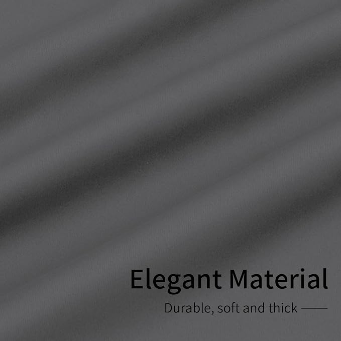 Easy-Going Blackout Curtains for Bedroom, Solid Thermal Insulated Grommet and - Image 6