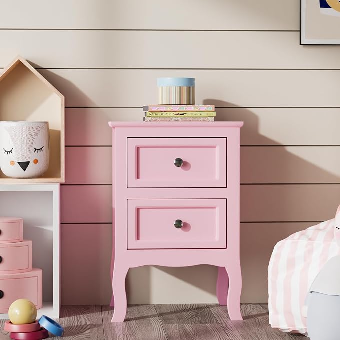 Bonnlo Nightstand with 2 Drawers, Night Stands - Image 8