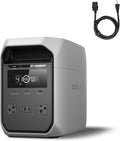 EF ECOFLOW Portable Power Station DELTA 3 Classic, 1024Wh LFP Battery, 1800W AC/100W USB-C Output, 1 Hr Fast Charge, Solar Generator for Home Backup, Camping & RVs (AC Cable Included)