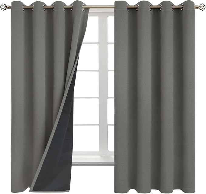 BGment Thermal Insulated 100% Blackout Curtains by BGment
