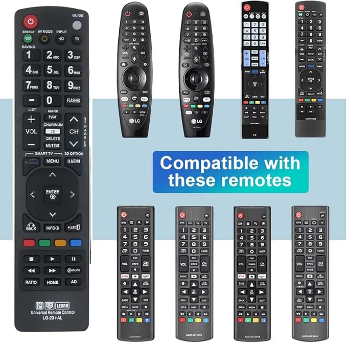 Universal Remote Control for LG Smart TVs. 1 Year Warranty.