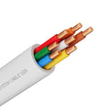 Syston 18/7 Thermostat Doorbell HVAC Heating Control Cable Wire, 100% Solid Copper Conductors CL3R/FT4/CMR Riser-Rated UL/ETL Listed, UV Resistant RoHS for Indoor/Outdoor Low Voltage Applications Use