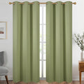 Diraysid Sage Green Grommet Blackout Curtains by Diraysid%2C+refresh+your+life