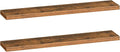 HOOBRO Floating Shelves for Wall, Wall Mounted Shelf Set of 2, for Wall Storage by HOOBRO