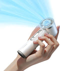 TORRAS COOLiFY iva Handheld Fan with Ice Cooler, [Chill by 50F], 0-100 Adjustable Speed, Super Mini Powerful Portable Fan 5000mAh Rechargeable, Hand Fans for Travel Essentials, Gifts for Women, Ivory